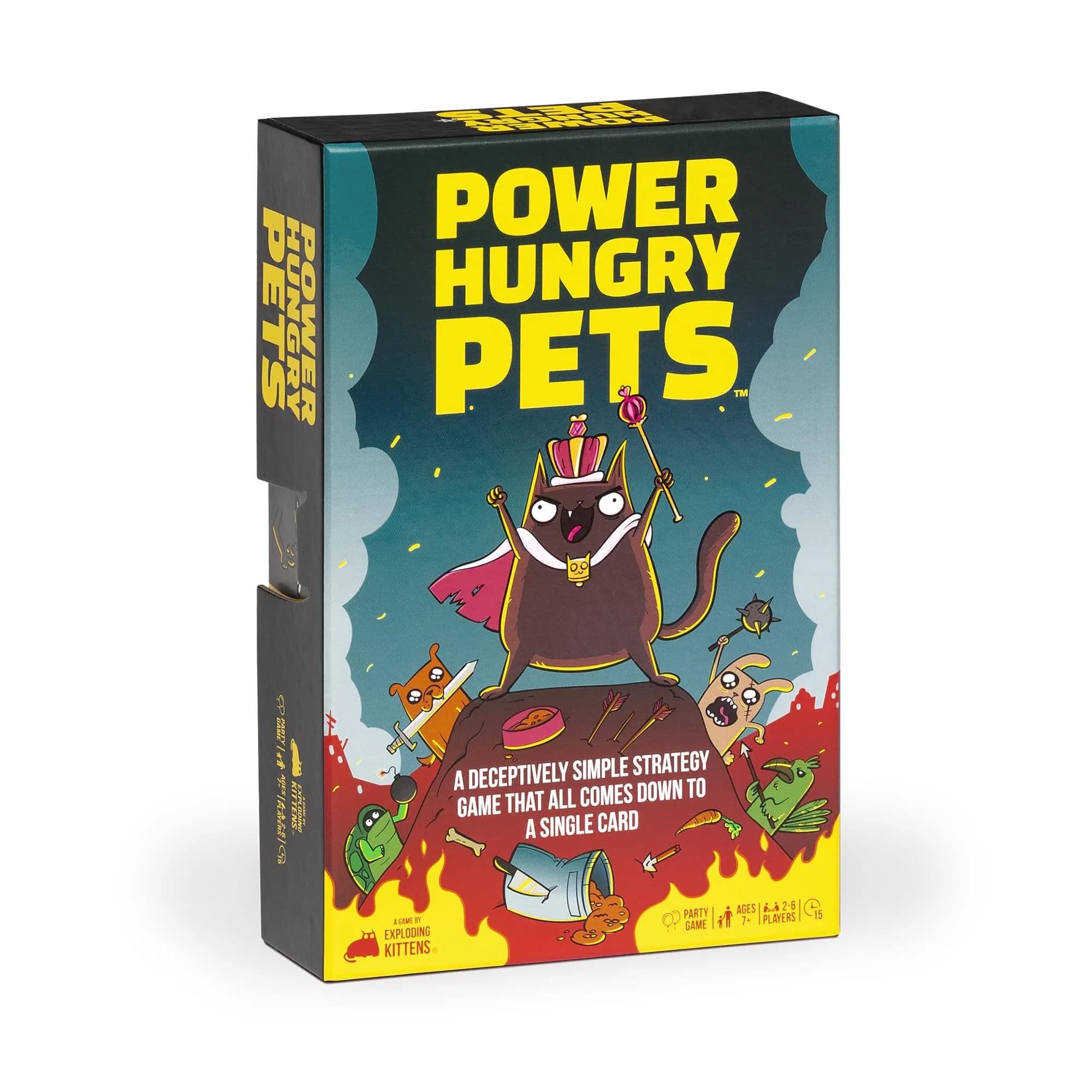 Exploding Kittens Power Hungry Pets Card Game | 2-6 Players, Age 7+ | Family Strategy Fun - main product image