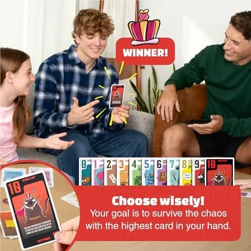 Exploding Kittens Power Hungry Pets Card Game | 2-6 Players, Age 7+ | Family Strategy Fun thumbnail 5