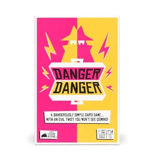 Exploding Kittens Danger Danger Card Game for 2-8 Players | Fast-Paced Strategy Fun (70-120 chars) thumbnail 1