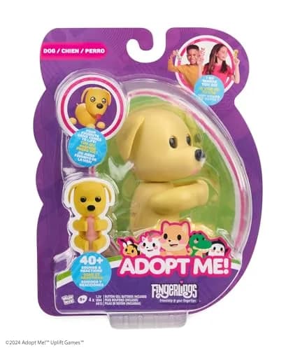 Fingerlings Adopt Me! x Interactive Dog Toy 3.14 x 3.14 x 4.92 inches | 40+ Sounds & Reactions thumbnail 5