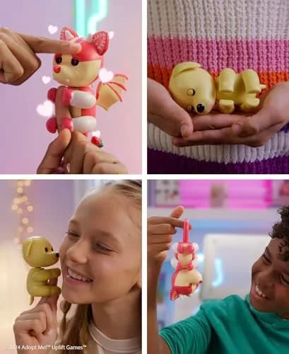 Fingerlings Adopt Me! x Interactive Dog Toy 3.14 x 3.14 x 4.92 inches | 40+ Sounds & Reactions thumbnail 3