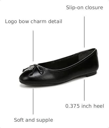 Sam & Libby Callan Ballet Flat Black 7.5 Medium | Soft, Supple, Casual Style thumbnail 3