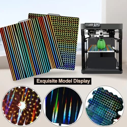 IdeaFormer-3D Build Plate for Bambu Lab X2D/X1C/X1/X1E/P1S/P2S/P1P | Double-Sided Light Beam & Phantom Pattern thumbnail 7
