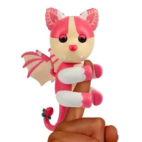 Fingerlings Adopt Me! Strawberry Shortcake Bat Dragon | Legendary Interactive Toy for Kids 5+ thumbnail 1