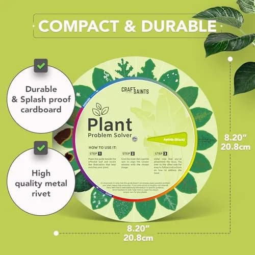 CraftSaints Garden Planner for Plant Problems 8.2 x 8.2 inches | Identify & Resolve 18 Common Issues thumbnail 4