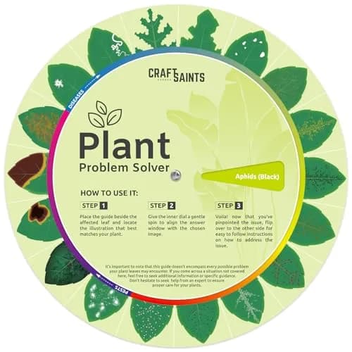 CraftSaints Garden Planner for Plant Problems 8.2 x 8.2 inches | Identify & Resolve 18 Common Issues thumbnail 1