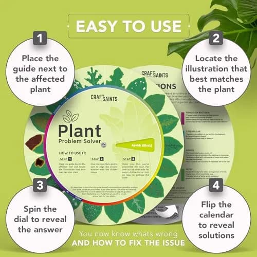 CraftSaints Garden Planner for Plant Problems 8.2 x 8.2 inches | Identify & Resolve 18 Common Issues thumbnail 3