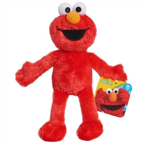 Just Play Sesame Street Elmo Plush 8-inch | Soft, Recycled Fill for Kids 2+ thumbnail 1
