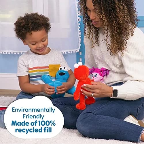 Just Play Sesame Street Elmo Plush 8-inch | Soft, Recycled Fill for Kids 2+ thumbnail 4