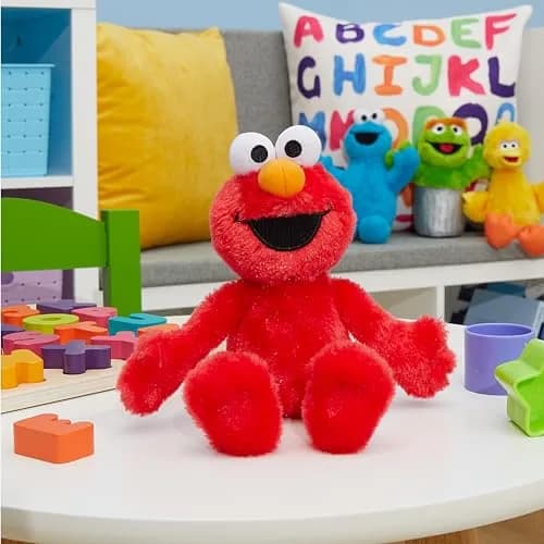 Just Play Sesame Street Elmo Plush 8-inch | Soft, Recycled Fill for Kids 2+ thumbnail 5
