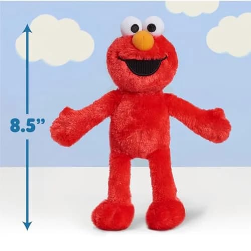 Just Play Sesame Street Elmo Plush 8-inch | Soft, Recycled Fill for Kids 2+ thumbnail 3