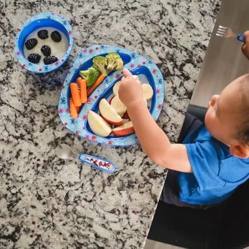 The First Years Spidey and His Amazing Friends Toddler Dinnerware Set - 4 Piece | Dishwasher Safe Feeding Supplies thumbnail 4