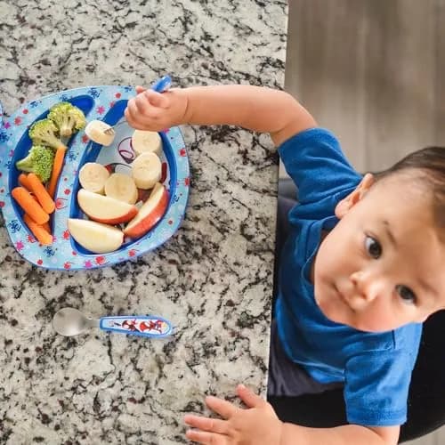 The First Years Spidey and His Amazing Friends Toddler Dinnerware Set - 4 Piece | Dishwasher Safe Feeding Supplies thumbnail 6