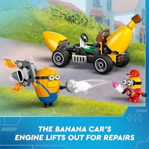 LEGO Despicable Me 4 Minions and Banana Car Toy 136 Pieces | Educational STEM-Learning Toy for Kids Aged 6+ thumbnail 4
