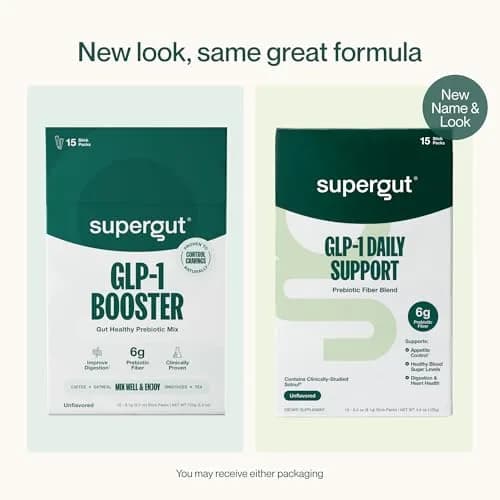 Supergut GLP1 Daily Support High Fiber Supplement Powder, 15 Servings | Sugar-Free Gut Health Drink thumbnail 9