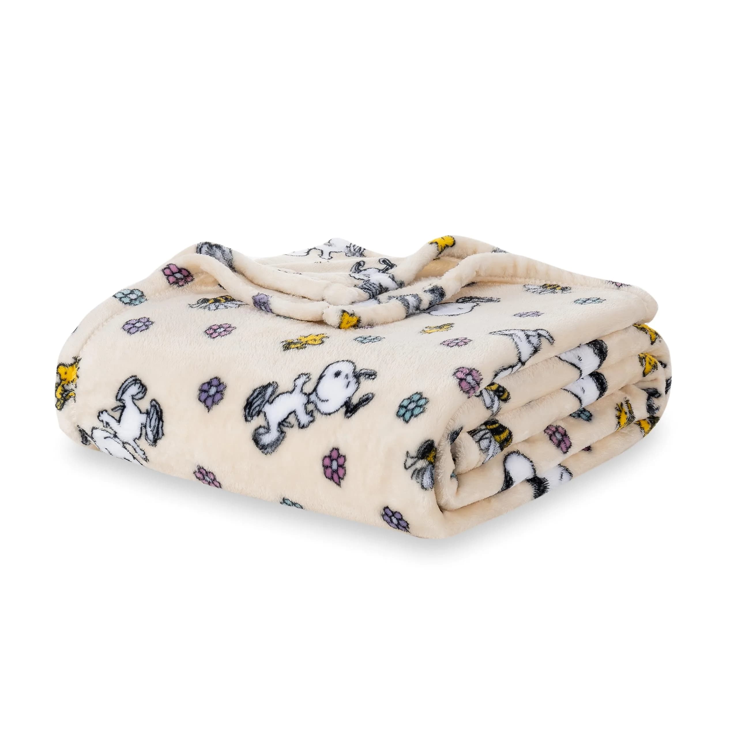 Berkshire Blanket Peanuts® VelvetLoft® Snoopy Plush Blanket Twin 60 in x 90 in | Official Peanuts® Product