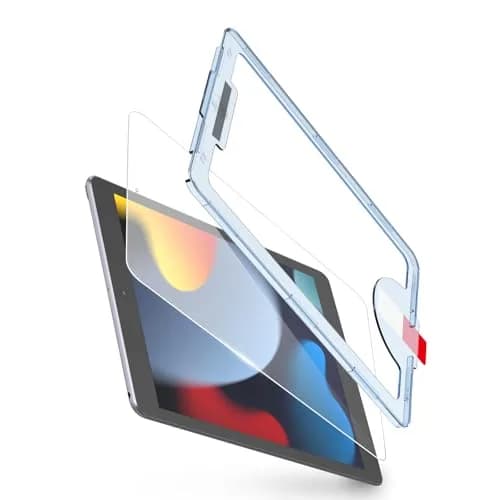 bersem Screen Protector for iPad 9th/8th/7th Generation 10.2 Inch | 9H Tempered Glass, HD Clear, Anti-Scratch, Apple Pencil Compatible thumbnail 1