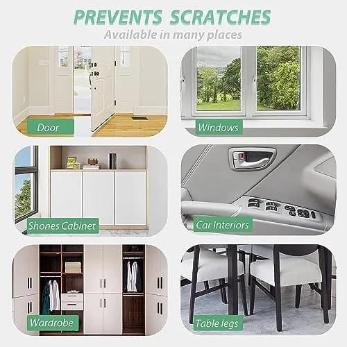 CHUANGSEED Anti Cat Scratch Furniture Protector 118" x 12" | Protects Furniture from Cat Claws thumbnail 2