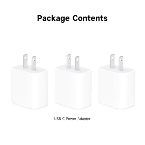 CYQAPC 5V 3A 30W USB Type C Wall Charger Adapter 3 Pack | Fast Charging for iPhone, Samsung & More thumbnail 6