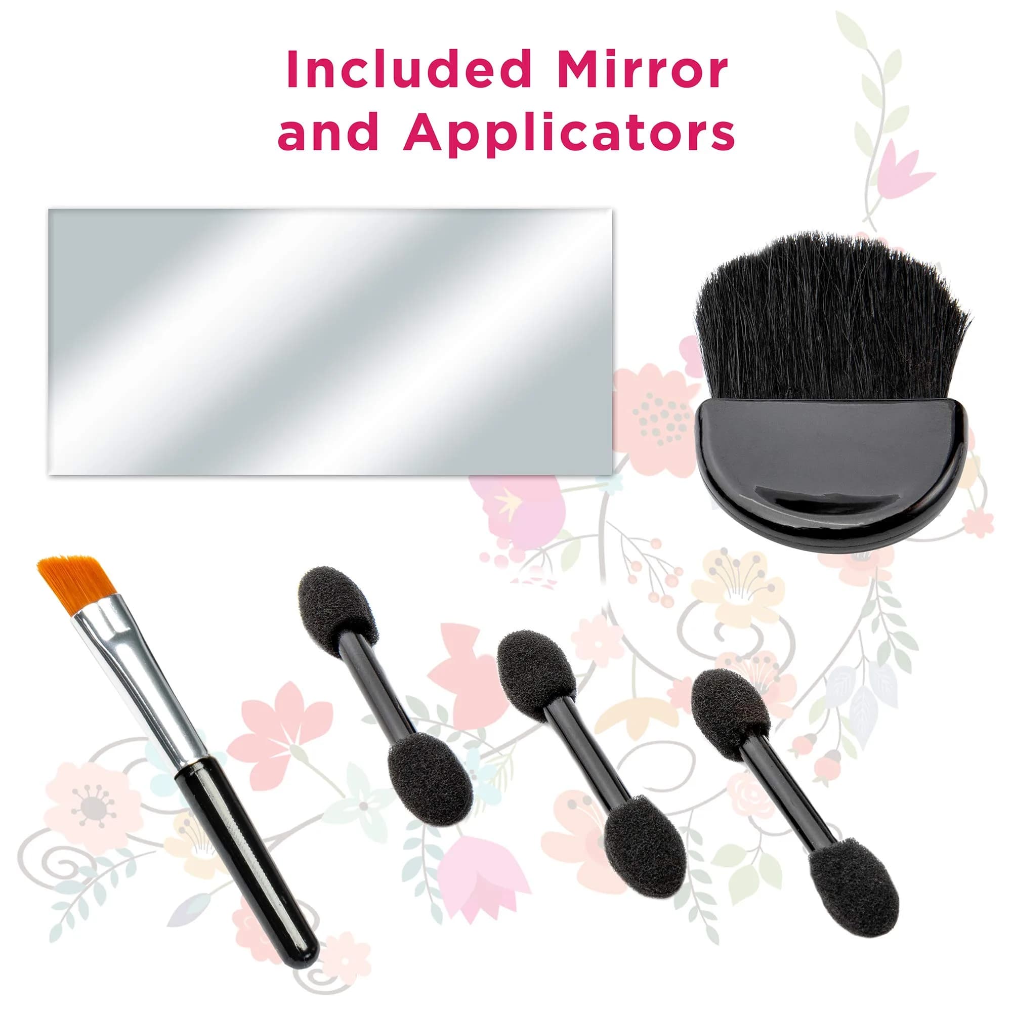 Vokai Makeup Kit Gift Set - 41 Eyeshadows, 7 Body Glitters, 1 Lip Liner Pencil, 1 Lipsticks, 4 Blushes, 1 Eye Liner Pencil, 5 Concealers, 2 Lip Gloss, 5 Bronzers, Mirror | Complete Cosmetic Collection - view 6