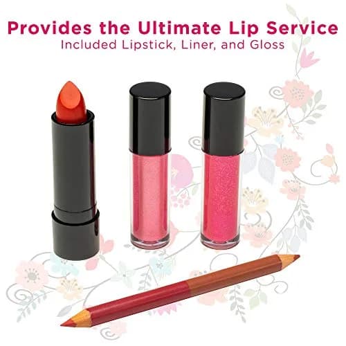 Vokai Makeup Kit Gift Set - 41 Eyeshadows, 7 Body Glitters, 1 Lip Liner Pencil, 1 Lipsticks, 4 Blushes, 1 Eye Liner Pencil, 5 Concealers, 2 Lip Gloss, 5 Bronzers, Mirror | Complete Cosmetic Collection thumbnail 7