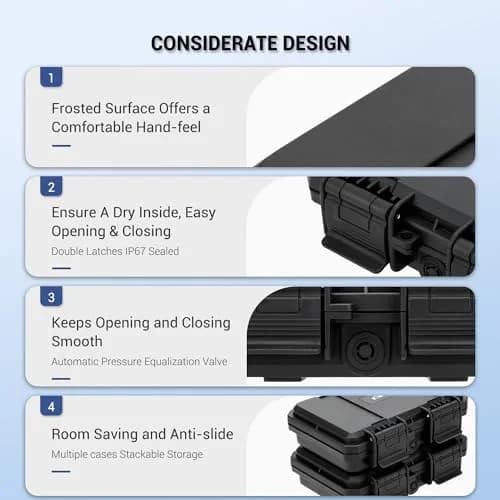 Kiorafoto M.2 NVMe SSD Case 15-Slot Organizer | Water-Resistant & Shockproof for 2280/2260/2242/2230 Drives thumbnail 4