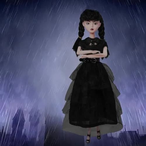 TTSUIMILESS Girls Doll in Gift Box with Black Dress, 11.5 inch Doll, High Heels, Black Hair, Gift for Fans thumbnail 3