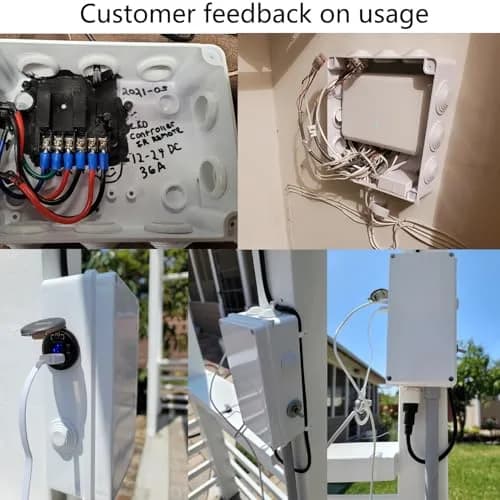 LuSumtly Electrical Box Waterproof Outdoor Junction Box 5.9 x 4.3 x 2.8 inch | Impact-Resistant ABS Enclosure thumbnail 7
