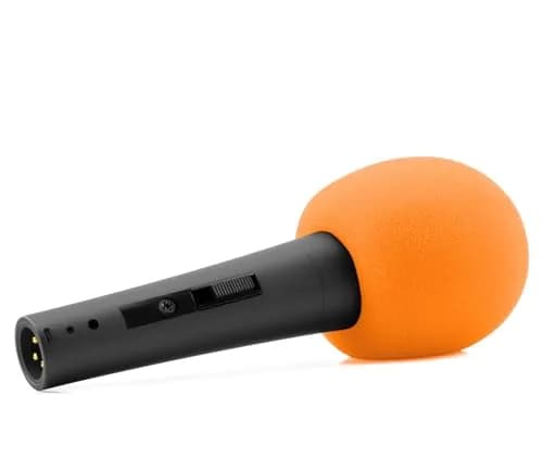 LEFXMOPHY SM58 Windscreen Foam Replacement for Shure SM58 Microphone | 3-Pack Orange thumbnail 2