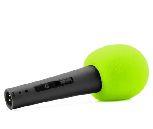 LEFXMOPHY Green Foam Windscreen for Shure SM58, Beta 58A, SM48 Microphones | High-Density Acoustic Foam Cover thumbnail 2