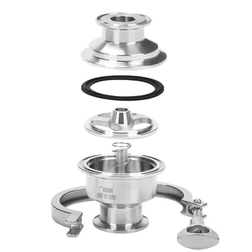 DERNORD Sanitary Check Valve 1 Inch Tri Clamp Style, 1.5" Ferrule Size, Stainless Steel 304 | Prevents Reverse Flow thumbnail 4