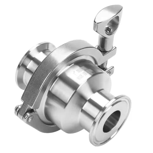 DERNORD Sanitary Check Valve 1 Inch Tri Clamp Style, 1.5" Ferrule Size, Stainless Steel 304 | Prevents Reverse Flow thumbnail 6