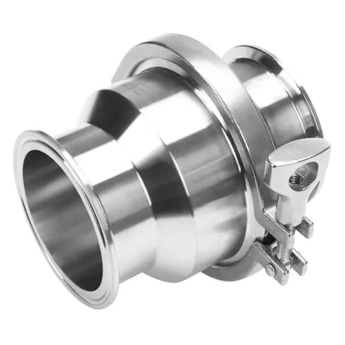 DERNORD 3" Tri Clamp Sanitary Check Valve | Stainless Steel 304, FKM Gasket, One-Way Flow thumbnail 1