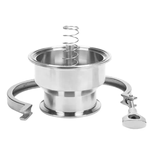 DERNORD 3" Tri Clamp Sanitary Check Valve | Stainless Steel 304, FKM Gasket, One-Way Flow thumbnail 4