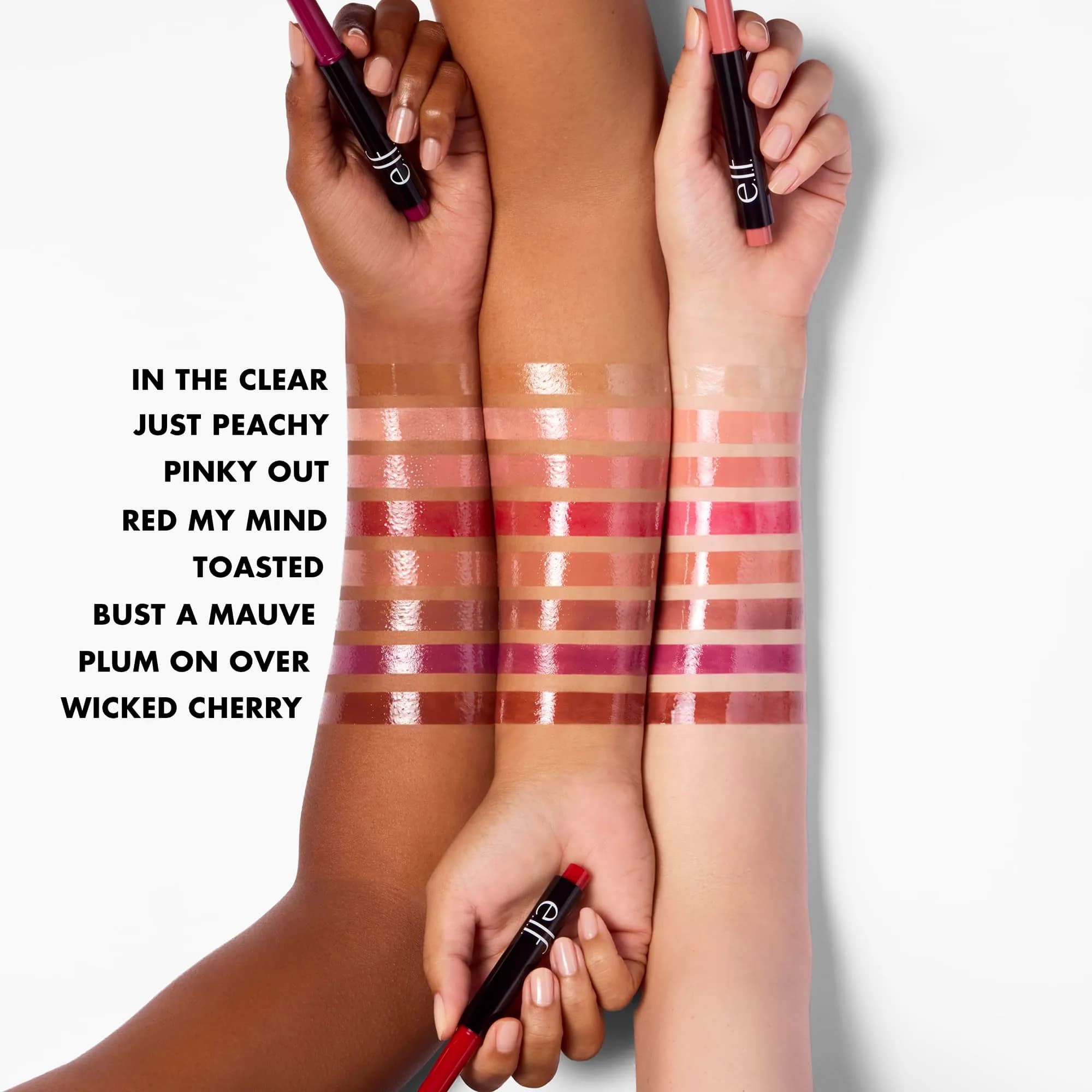e.l.f. Pout Clout Lip Plumping Pen, Bust a Mauve | Tinted Moisturizing Gloss for Fuller Lips - view 3