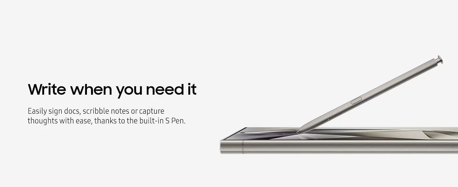 SLQ S Pen Replacement for Samsung Galaxy S24 Ultra 5G (Gray) | Touch Stylus Pen - view 6