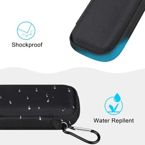 Lacdo Hard Case for SanDisk Extreme Pro/Extreme Portable SSD, Black+Black | Shockproof & Water-Resistant thumbnail 5