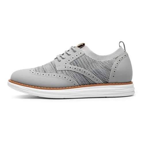 Bruno Marc Men's KnitFlex Mesh Oxfords Sneakers 10.5 | Breathable, Lightweight & Stylish thumbnail 6