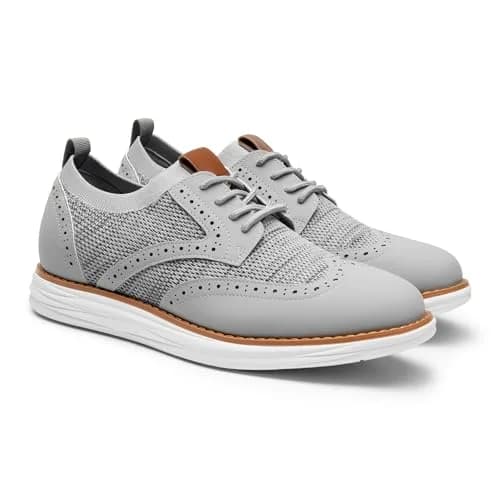Bruno Marc Men's KnitFlex Mesh Oxfords Sneakers 10.5 | Breathable, Lightweight & Stylish thumbnail 8