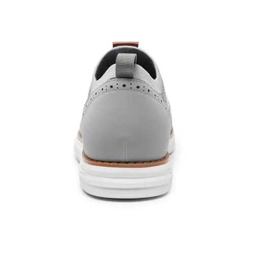 Bruno Marc KnitFlex Mesh Oxfords Sneakers 11-Grey | All-Day Comfort & Style thumbnail 9