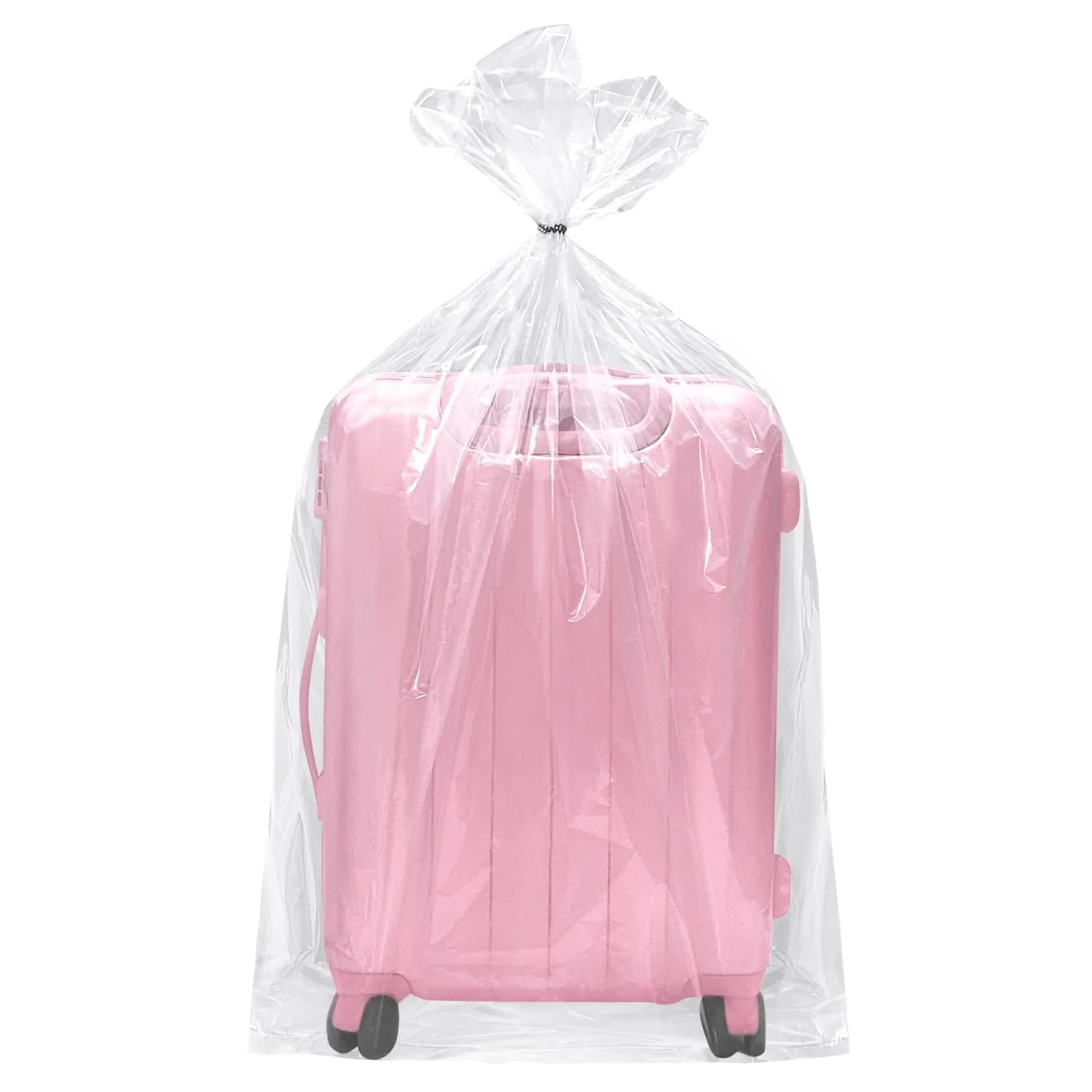 Yotelab Large Clear Plastic Storage Bags 35x47 Inch (5-Pack, 32 Gallon Capacity) | Heavy Duty Poly Bags for Bedding & Clothes