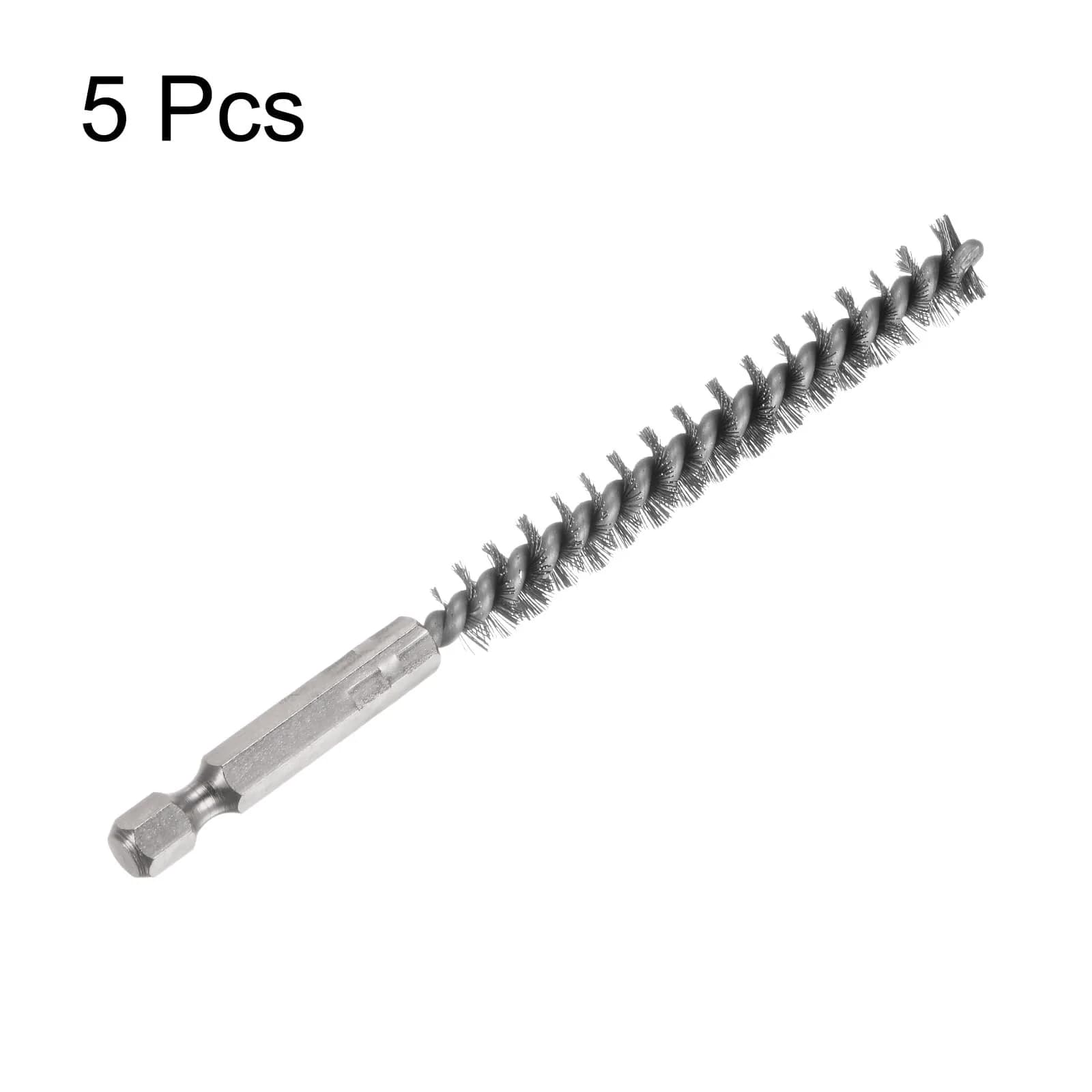 HARFINGTON 5Pcs Bore Brush Set 9mm (0.35 inch) | Stainless Steel Twisted Wire Cleaning Tool - view 3