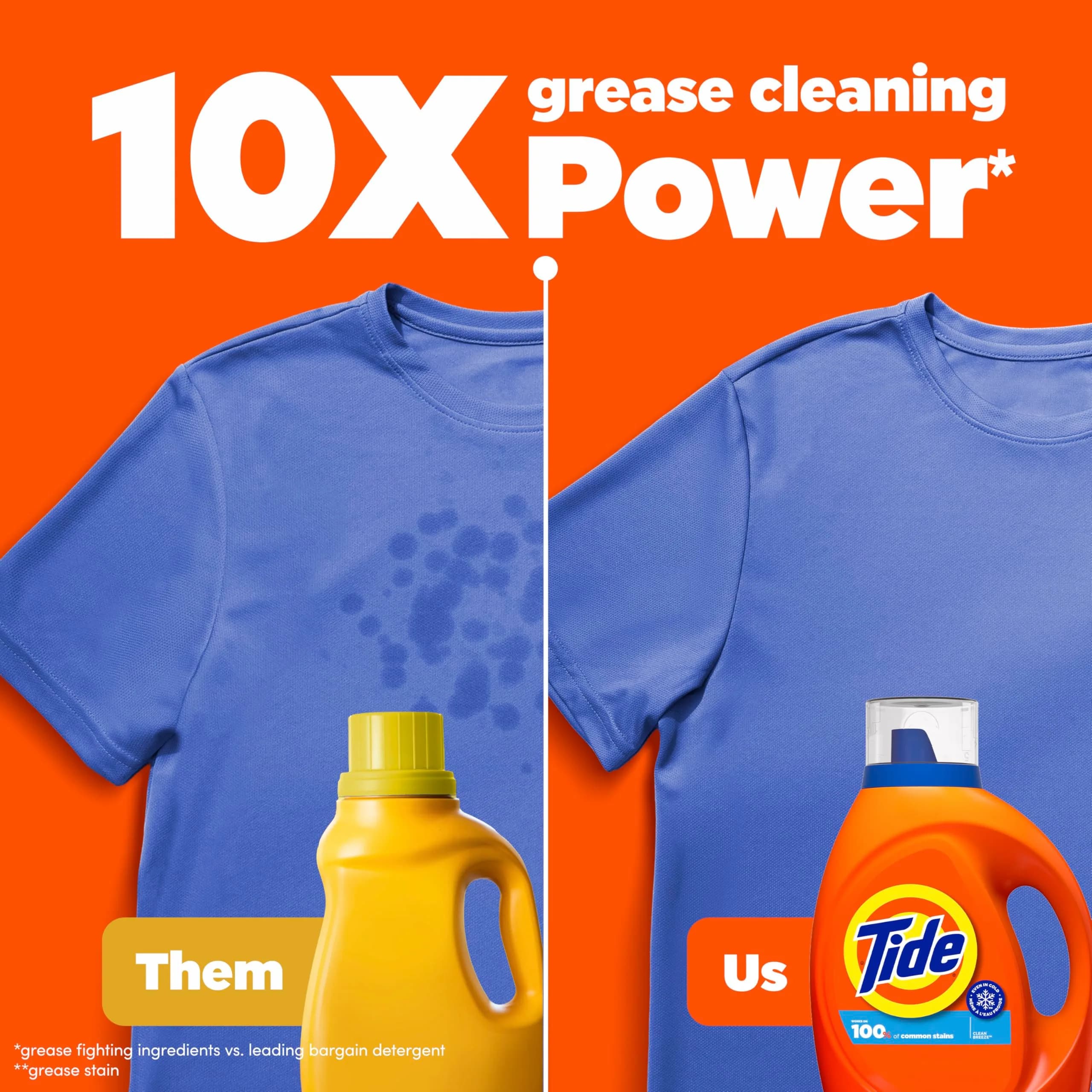 Tide Laundry Detergent Liquid, Clean Breeze Scent, 63 Fl Oz (1.8 Liters) | America's #1 Detergent Brand - view 2
