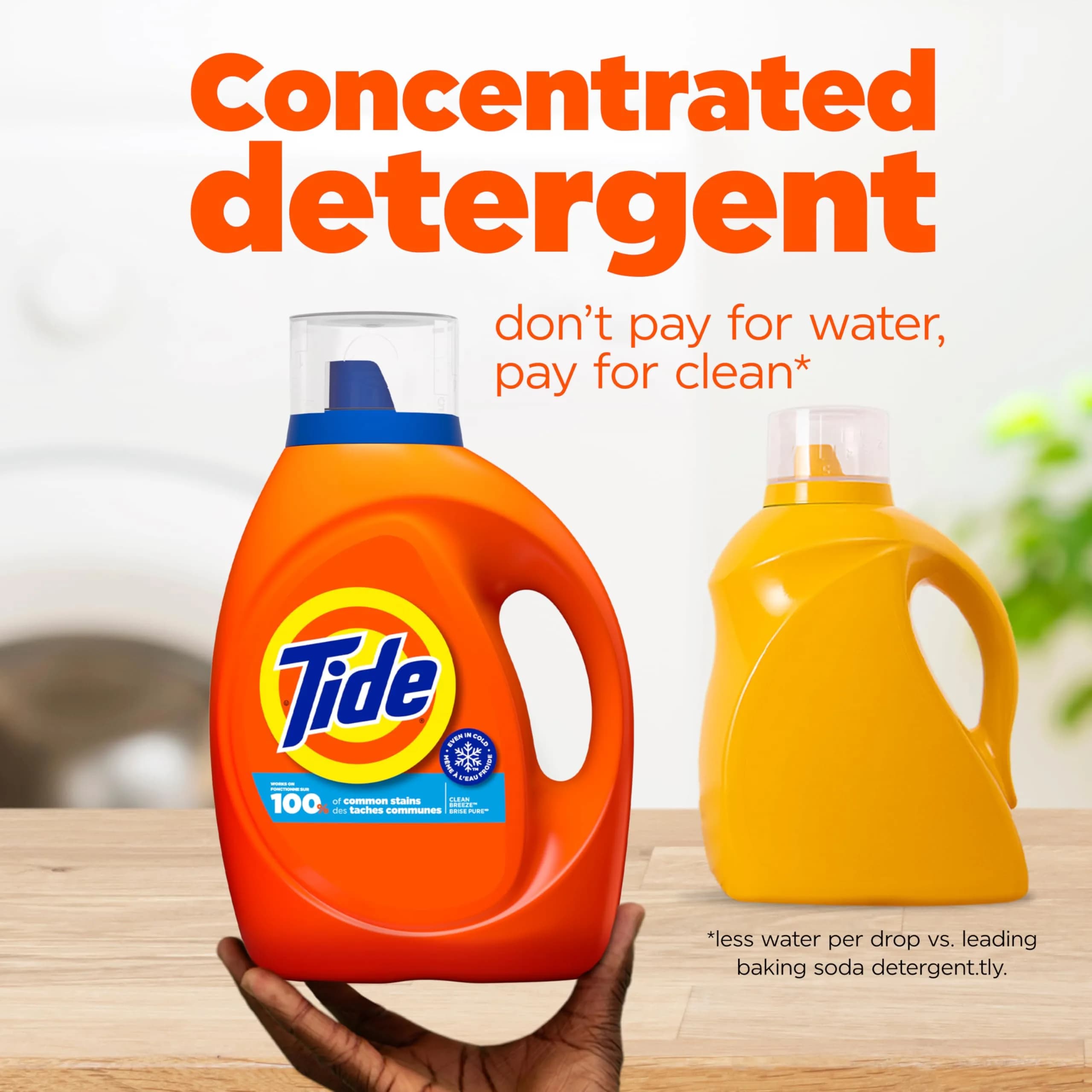 Tide Laundry Detergent Liquid, Clean Breeze Scent, 63 Fl Oz (1.8 Liters) | America's #1 Detergent Brand - view 4