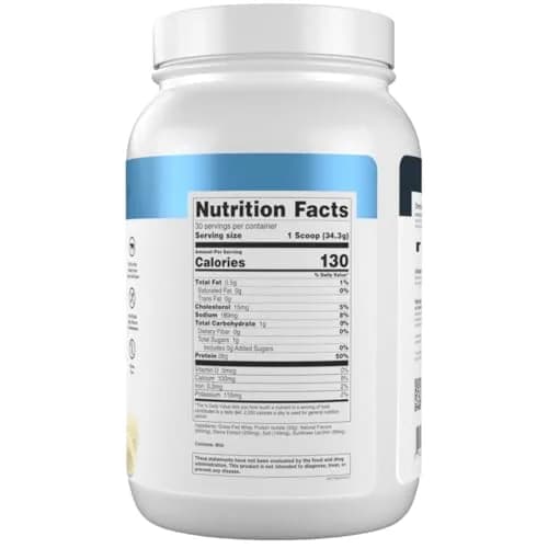 Transparent Labs Grass-Fed Whey Protein Isolate French Vanilla 1029g (36.3 oz) | 28g Protein Per Serving thumbnail 8