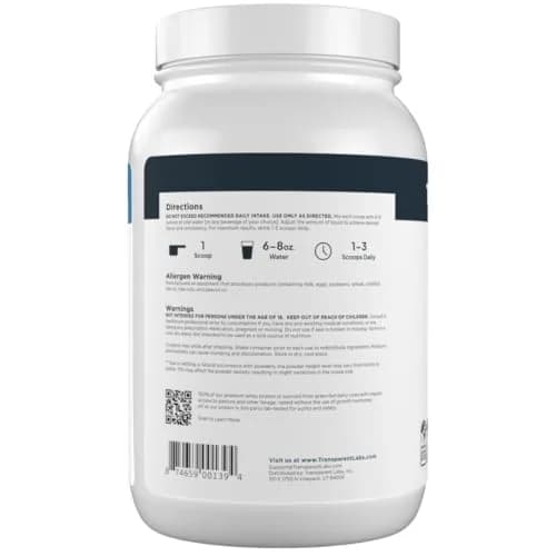 Transparent Labs Whey Protein Isolate Chocolate Peanut Butter 1110g (39.15 oz) | 28g Protein Per Serving, Grass-Fed, Gluten-Free thumbnail 9