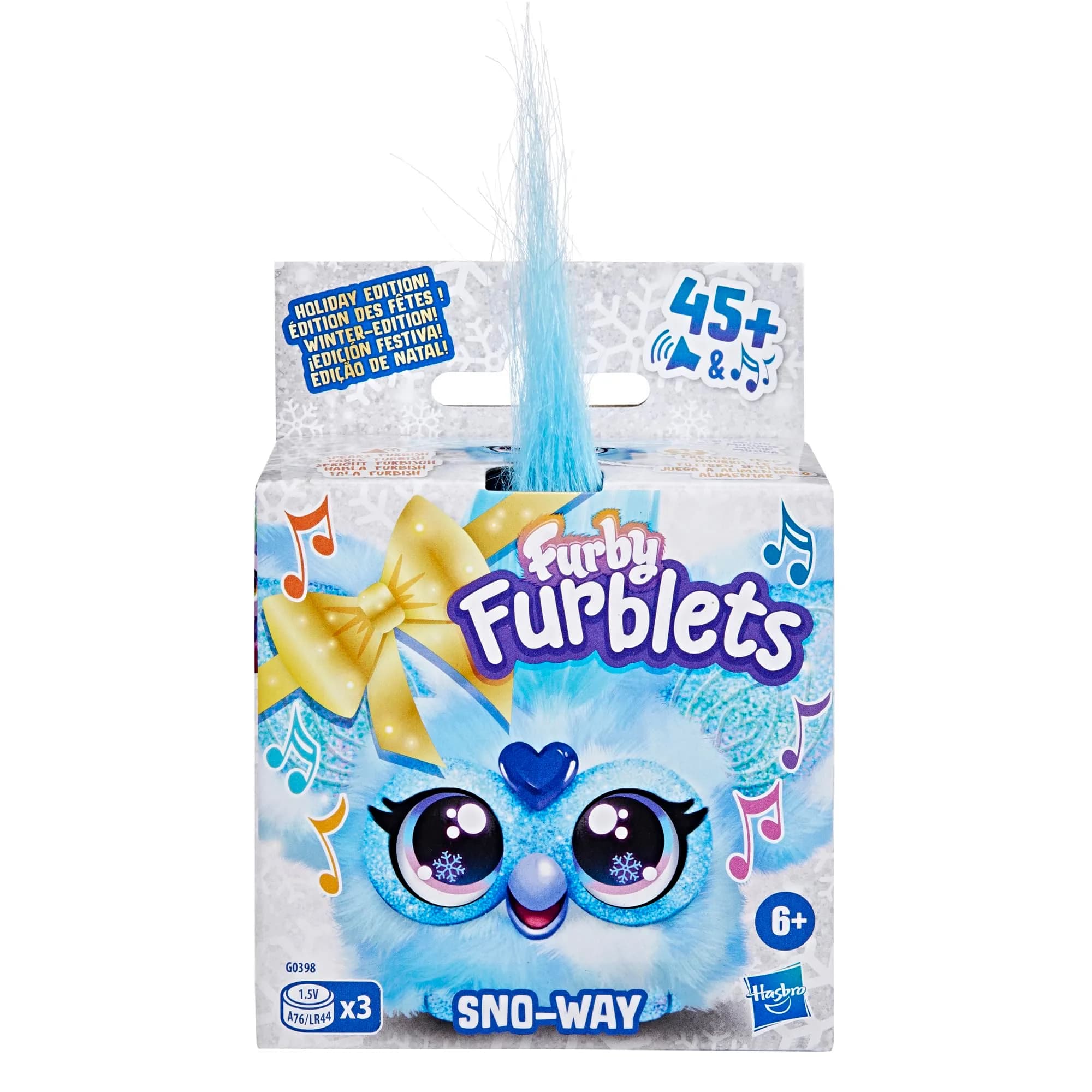 Furby Furblets Bam-Boo Mini Friend Electronic Plush Toy - Sno-way (Holiday Edition) | Authentic USA Import - view 2