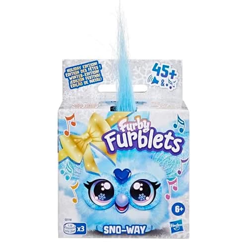 Furby Furblets SNO-Way Holiday Edition Mini Friend 5 cm (2 in) | Festive Music & Furbish Sounds thumbnail 2