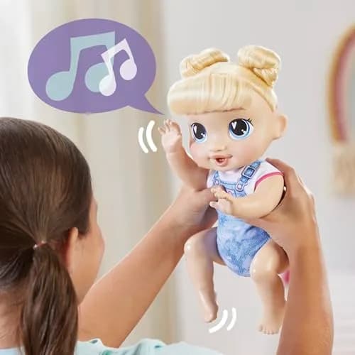 Baby Alive Crawl 'n Play Harper Hugs Electronic Crawling Doll 27cm (10.75 Inches) | Interactive Toy with 40+ Sounds thumbnail 5