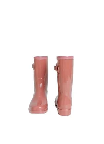 Fubotao Women's Mid Calf Rain Boots Waterproof Fashion Garden Shoes with Decorative Buckle, US 8.5 (21.6 cm) | Slip-Resistant Sole for Monsoon thumbnail 4